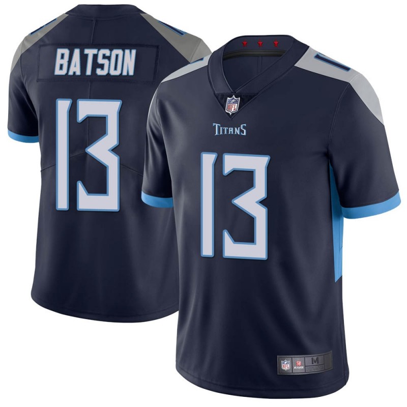 Men's Tennessee Titans #13 Cameron Batson Black Vapor Untouchable Stitched Jersey